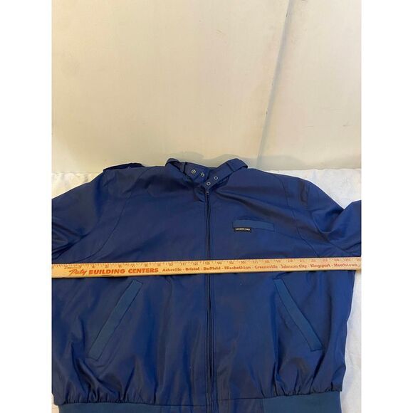 Members Only Blue size 44 Bomber 80's Dads Jacket - Picture 4 of 7